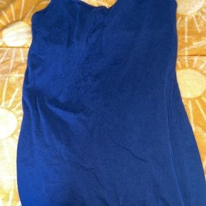 Blue long underTank